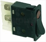 BLACK BIPOLAR SWITCH 16A 250V