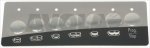 PUSH-BUTT.PANEL DIAPHR. 7 BUTTONS