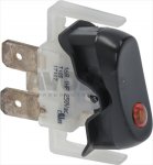 BLACK BIPOLAR LEVER SWITCH 16A 250V