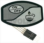 PUSH-BUTTON PANEL MEMBRANE 2 BUTTONS