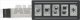 push button panel membrane 5 buttons