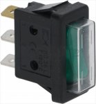 GREEN SINGLE-POLE SWITCH 16A 230V