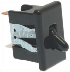 BLACK BIPOLAR LEVER PUSH-BUTTON