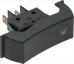 BLACK BIPOLAR SWITCH 16A 120/230V