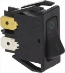 BLACK BIPOLAR SWITCH 16A 250V