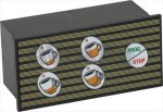 PUSH-BUTTON PANEL 5 BUTTONS