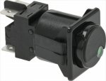 BLACK BIPOLAR SWITCH 16A 250V
