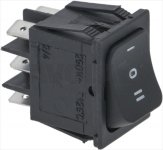 ON-OFF-ON STABLE SELECT.SWITCH 16A 250V