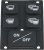 push button panel membrane 5 buttons