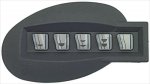 PUSH-BUTTON PANEL 5 BUTTONS
