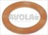 copper flat gasket o 15x10x1 mm