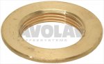 FLAT BRASS LOCK NUT 1