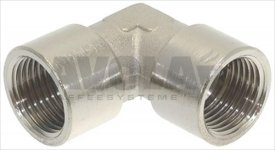 NICHEL PLATED L-FITTING