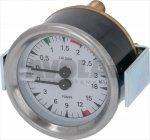 BOILER-PUMP PRESSURE GAUGE