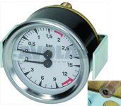 BOILER-PUMP PRESSURE GAUGE