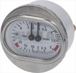 BOILER-PUMP PRESSURE GAUGE