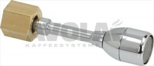 COMPLETE CHROME-PLATED WATER PIPE