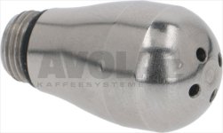 STAIN.STEEL STEAM NOZZLE 4 HOLES