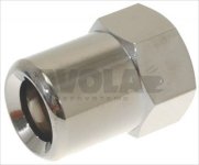 CHROME HEXAGONAL NUT
