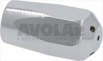 CHROME-PLATED STEAM NOZZLE 4-Hole 1/8