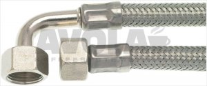 FLEX HOSE ø 3/8 Fp x Cfp L.200 cm