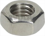 MID HEXAGONAL NUT M6