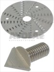 BASKET GRATER WITH SCREW BLADE