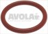 red silicone o ring 04112