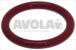 RED SILICONE O-RING 04093
