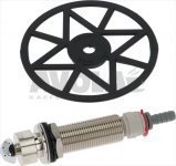 CHROMEPLATED GLASSFOUNTAIN ASSY