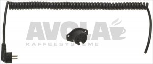SPIRAL CABLE WITH PLUG 400 mm