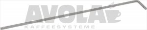 STAINLESS STEEL DOOR ROD 490 mm