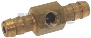 HOSE-END FITTING FOR PRESSURE GAUGE