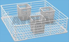 GLASS RACK 460x460x135 mm