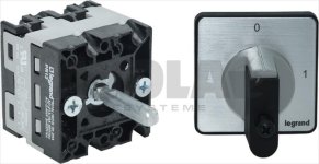 SELECTOR SWITCH 2 POLES PR12 1102A4