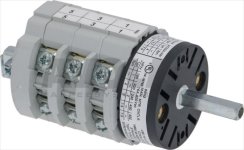 6-POLE SELECTOR SWITCH 16A 400V