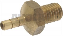 BRASS HOSE-END