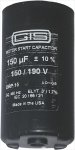 KONDENSATOR 150µF 150/190V 50/60Hz