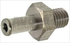 FITTING FOR RINSE AID INLET