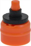 OUTLET REDUCER T&P 0.5L/min ORANGE