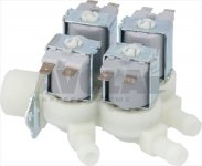 4-WAYS WATER SOLENOID VALVE 12 V