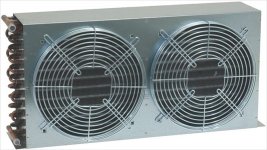 AIR COOLED CONDENSER 12T 3R 2x250mm