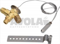 THERMOSTATIC EXP.VALVE 2230/4 R404a-R507