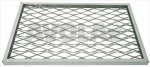 STAINLESS STEEL GRILL 500x320x20 mm