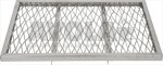 STAINLESS STEEL GRILL 465x325x20 mm