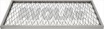 STAINLESS STEEL GRILL 630x325x20 mm