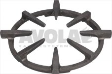 PAN SUPPORT FOR 1 BURNER