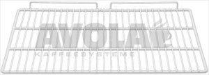 PLASTICIZED SHELF 530x350 mm