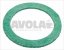asbestos free flat gasket o 45x33x2 mm