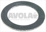 FLAT CARBO GASKET   ø 63x48x2 mm